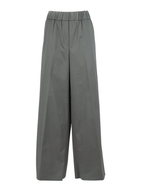 Peserico Woman Trousers Relaxed Matte Straight-Leg Pants