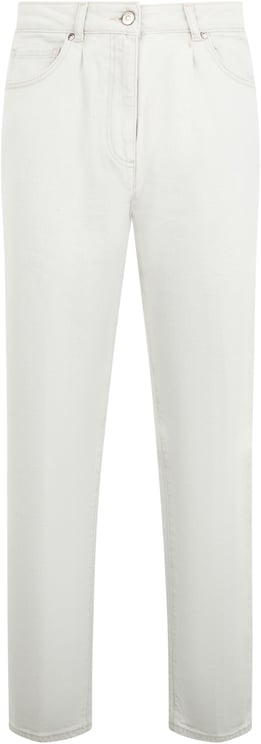 Peserico White jeans with a casual and versatile design.