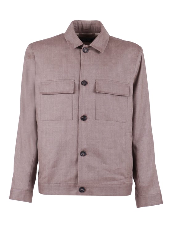 Peserico Structured Classic Collar Casual Jacket