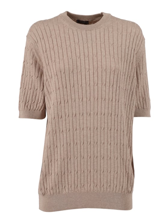 Peserico Textured Cable Knit Sweater