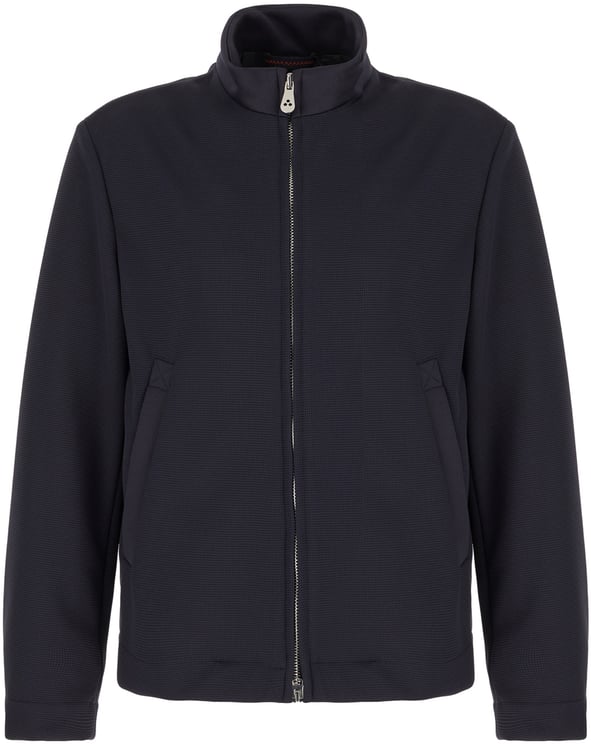 Peuterey Peuterey Midnight blue stretch polyester jacket
