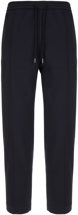 Peuterey Peuterey Midnight blue stretch polyester pants