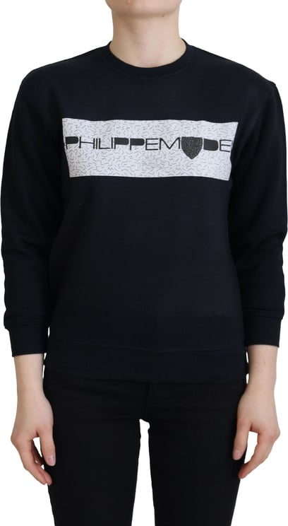 Philippe Model Philippe Model Black Printed Long Sleeves Pullover Sweater