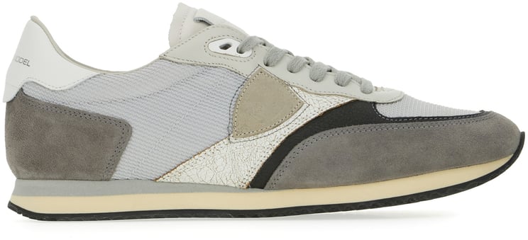 Philippe Model Philippe Model Multicolor leather ad fabric bi ville sneakers