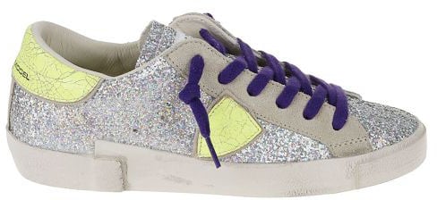 Philippe Model Flat Shoes Silver