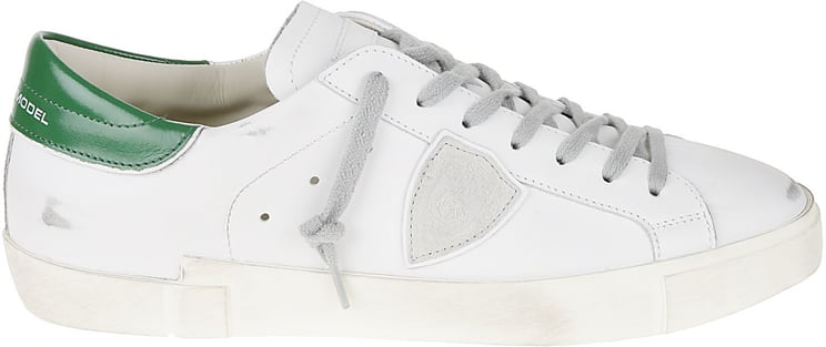 Philippe Model Flat Shoes Verde/Bianco