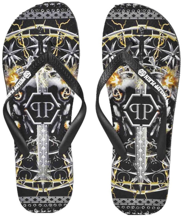 Philipp Plein philipp plein - Flip-Flops - imps901_99d-blkmulti