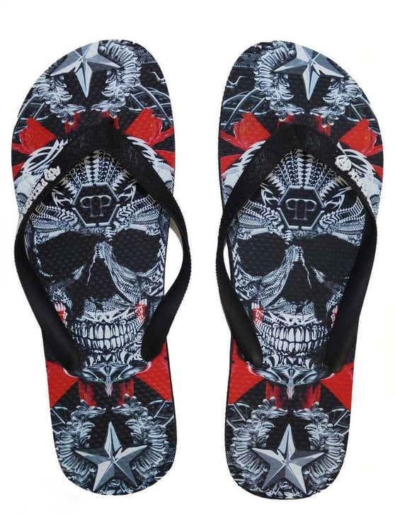 Philipp Plein philipp plein - Flip-Flops - imps900_99d-blkmulti