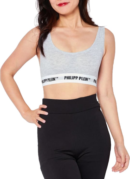 Philipp Plein Philipp Plein Gray Cotton Tank Tops