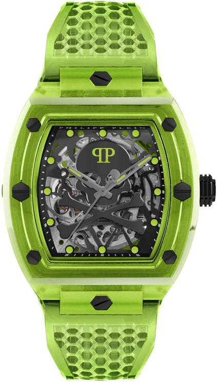 Philipp Plein PWPTA0124 The Skeleton Crystal automatisch horloge