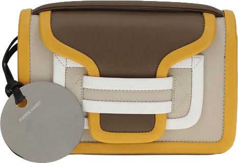 Pierre Hardy Pierre Hardy Orange Calf Leather Bos Taurus Shoulder Bag