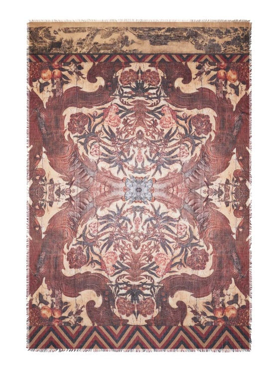 Pierre Louis Mascia Euclide Model Cashmere Artisan Scarf