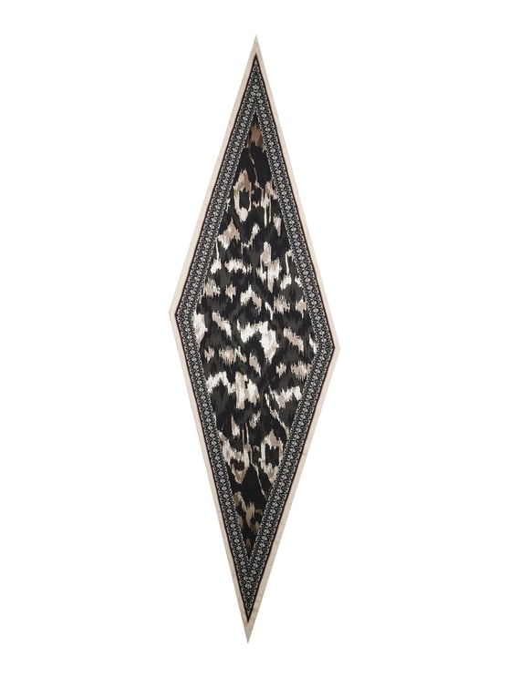 Pierre Louis Mascia Aloeuw Model Pure Silk Artisan Triangle Scarf