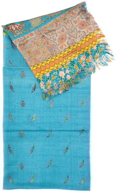 Pierre Louis Mascia Scarfs Clear Blue
