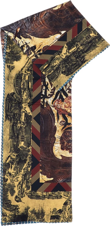 Pierre Louis Mascia Intricate Multicolour Scarf by Pierre-Louis Mascia