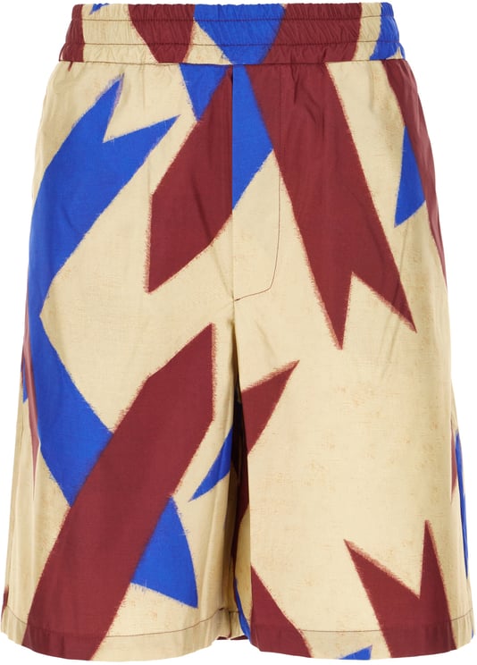 Pierre Louis Mascia Pierre Louis Mascia Printed silk bermuda shorts
