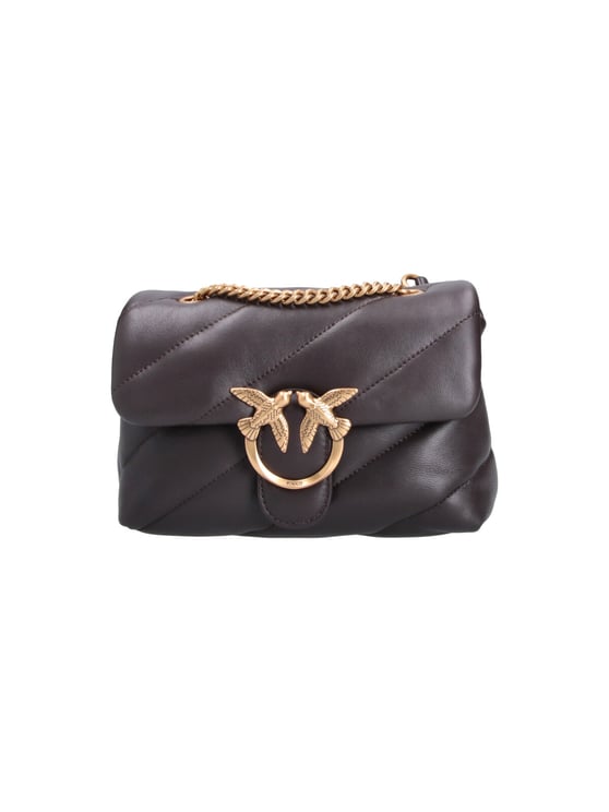 Pinko Mini Shoulder Bag with Quilted Padded Design