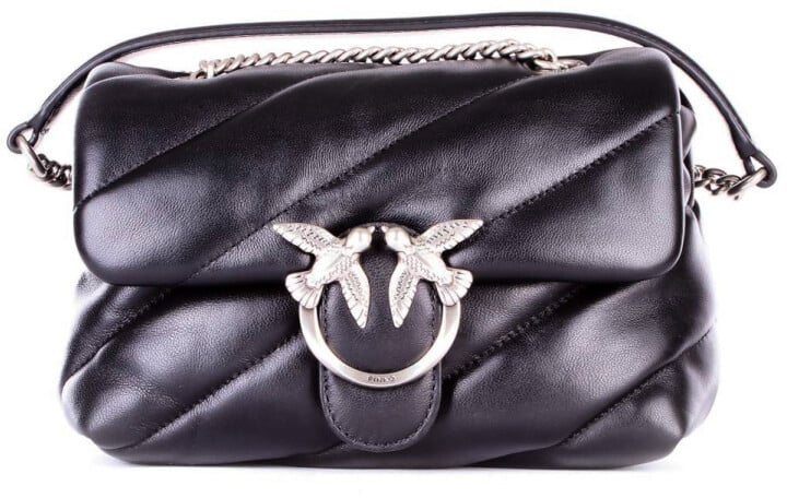 Pinko Bags Nero Silver