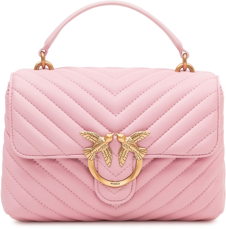 Pinko Borsa Love Lady Puff Mini Trapuntata con Patta e Manico
