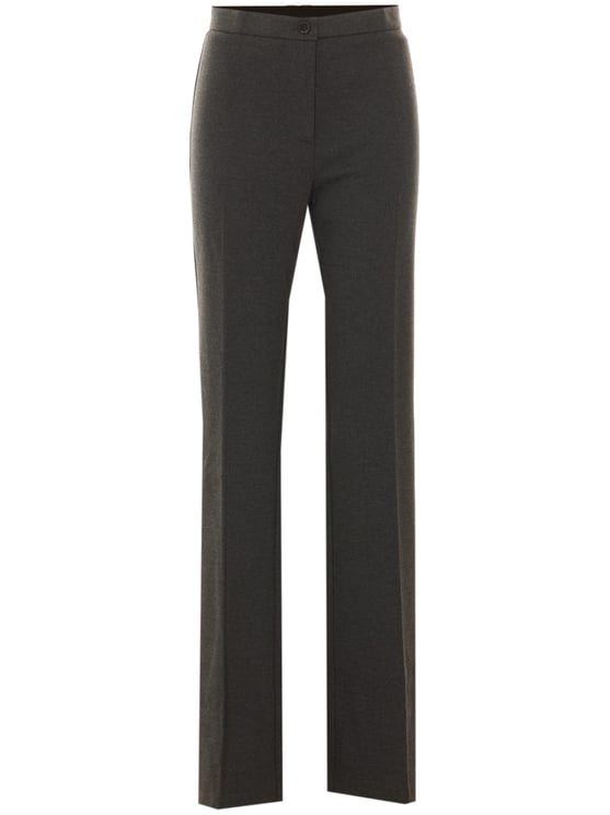Pinko Straight-Leg Tailored Pants with Mid-Rise Waist and Minimalist Design