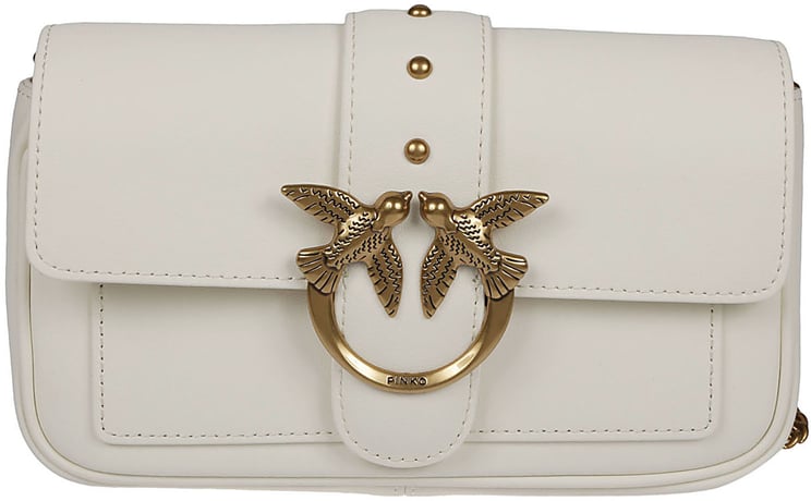 Pinko Love One Pocket Simply Bag White