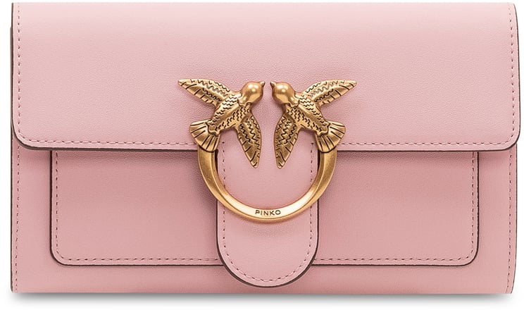 Pinko Portafoglio Love One con Patta e Logo Frontale
