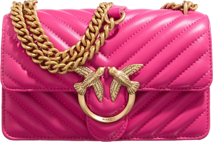 Pinko Love One Runderleer Crossbody Tas