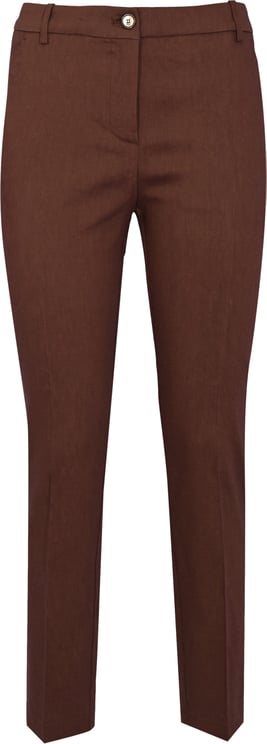 Pinko Trousers Marrone Terra X Piante