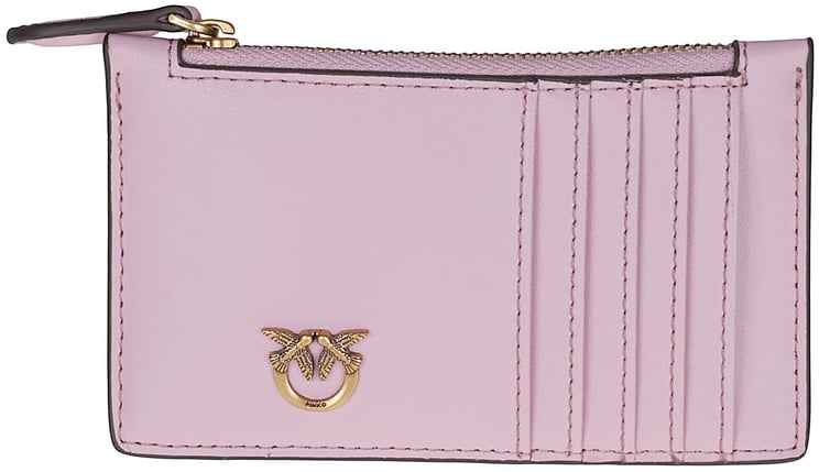 Pinko Airone Credit Card Holder Pink