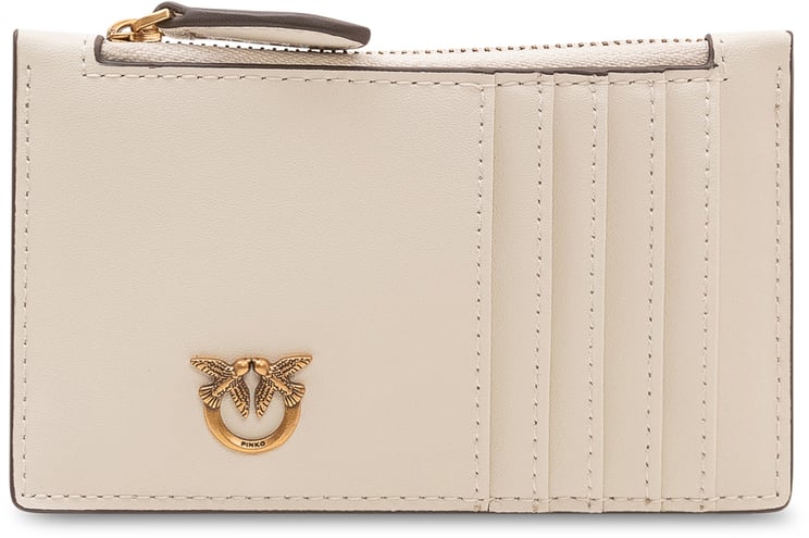 Pinko Porta Carte Airone con Logo Frontale