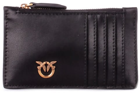 Pinko Wallets Nero Gold