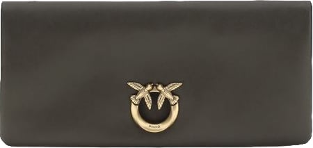 Pinko PINKO Bicolor Calf Leather Bos Taurus Clutch Bag