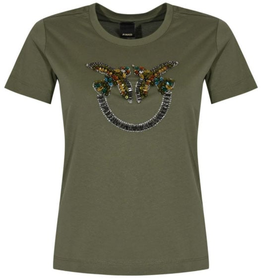 Pinko T-Shirts And Polos Green