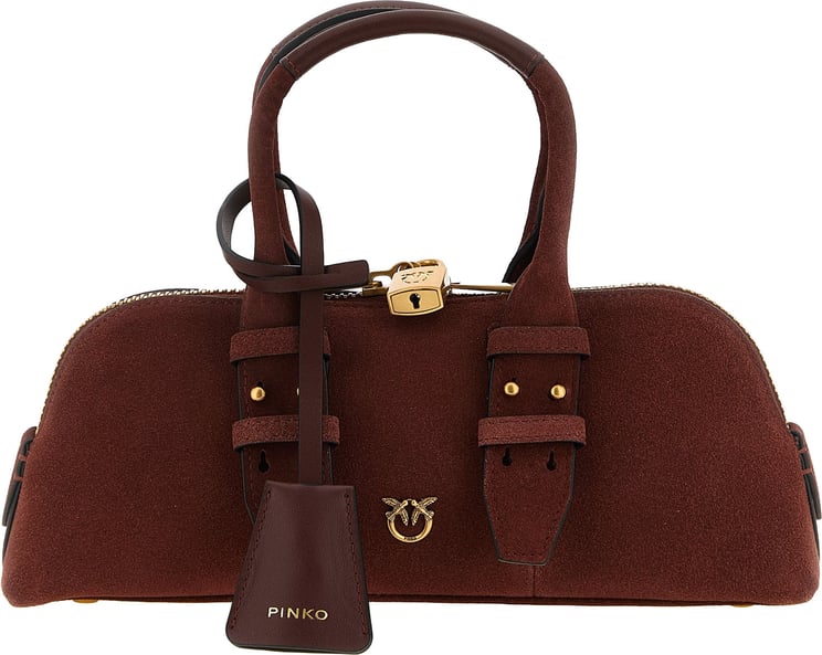 Pinko PINKO Bordeaux Cowhide Shoulder Bag