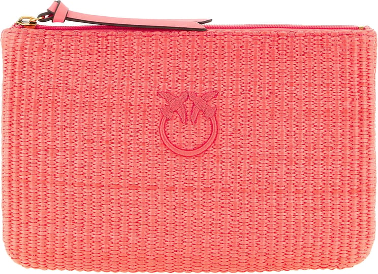 Pinko PINKO Fuchsia Polypropylene Clutch Bag