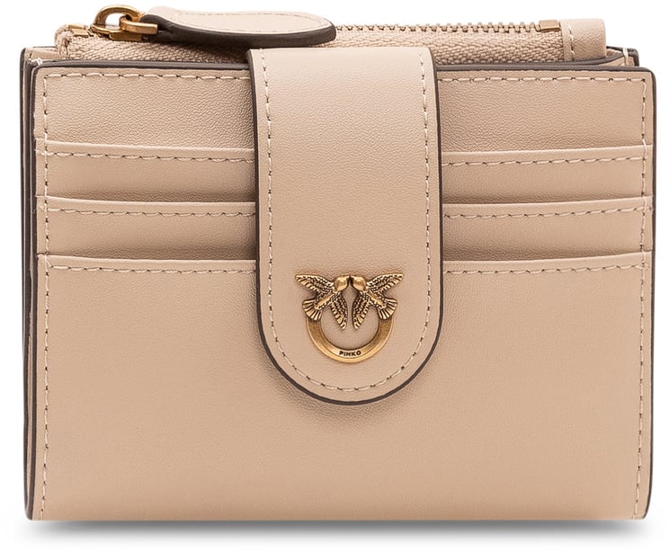 Pinko Portafoglio Multi Purpose con Zip e Scomparti