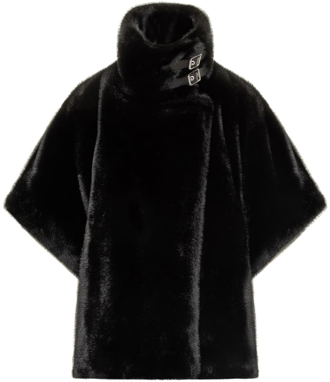 Pinko Cappa con Collo Alto e Fibbie PINKO