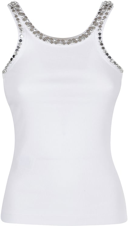 Pinko Coriandoli Tank Top White