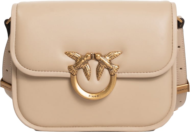 Pinko Bags Beigegrigio Fumoantique Gold