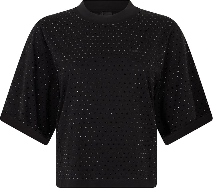 Pinko Cotton t-shirt with rhinestones