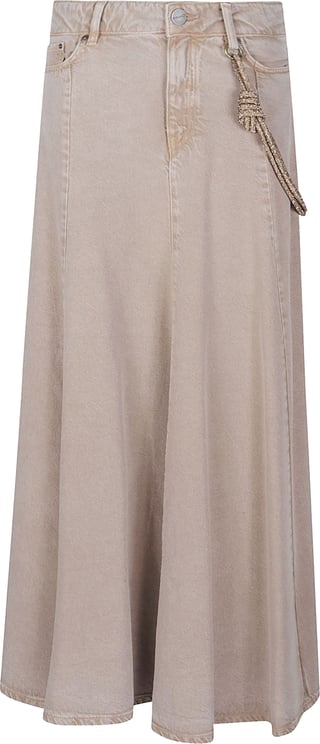 Pinko Hurghada Long Skirt Nude