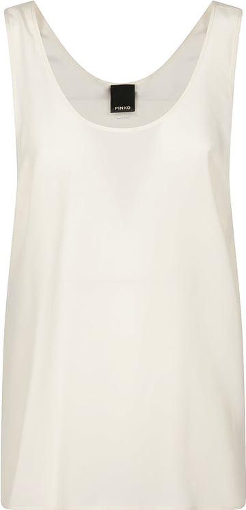 Pinko Crazy Tank Top White