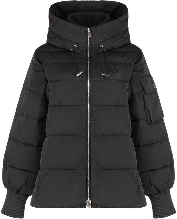 Pinko Crusca Hooded short down jacket