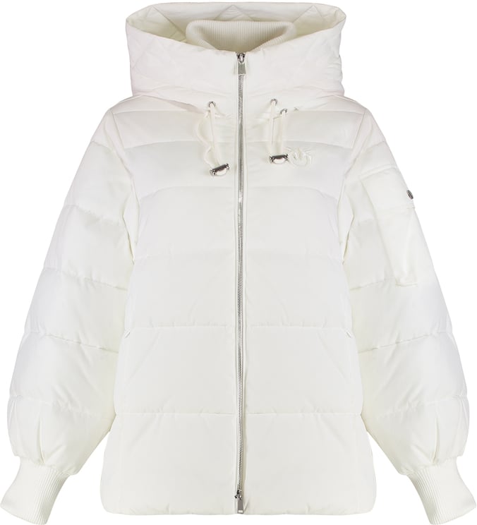 Pinko Crusca Hooded short down jacket