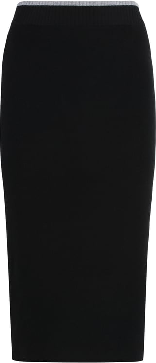 Pinko Nuova Guinea Ribbed knit skirt