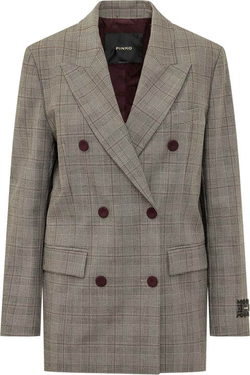 Pinko Jackets Beige/Bordeaux/Nero