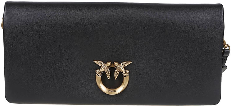 Pinko Click Soft Horizontal Classic Bag Black