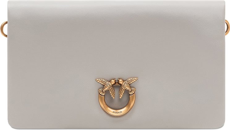 Pinko Borsa a Spalla Click Soft con Patta e Logo