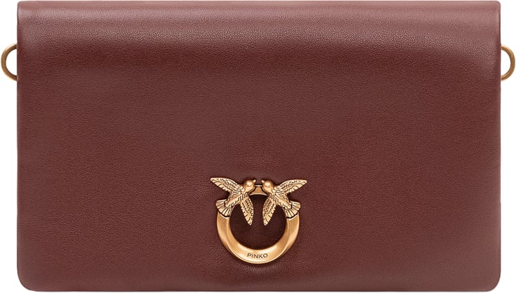 Pinko Borsa a Spalla Click Soft con Patta e Logo