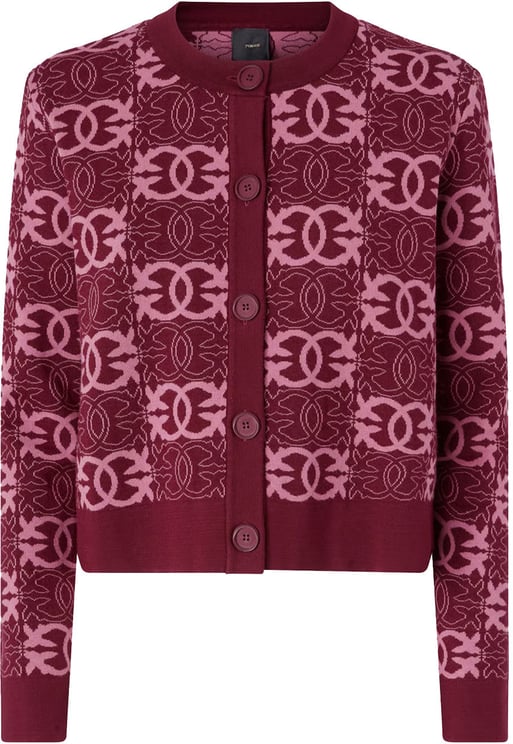 Pinko Cardigan Maroon